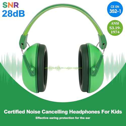 Noise Cancelling Headphones for Kids, Kids Ear Protection 28dB SNR Noise Reduction Ear Muffs for 3-16 Years Toddler/Children, Noise Cancelling Headphones Hearing Protection For Fireworks/Monster Truck