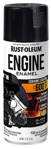Rust-Oleum Automotive Engine Enamel Spray Paint Gloss Black 11oz - Heat-Resistant, Rust Preventive