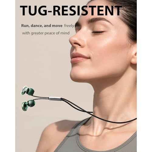 Earplug Lanyard with Magnetic Safety Cord ? 2 Pack Silicone Anti-Loss Strap with Case | Tug-Resistant, Quick Access, Easy to Install | Compatible with Earplugs, Earbuds, Earphones, Black