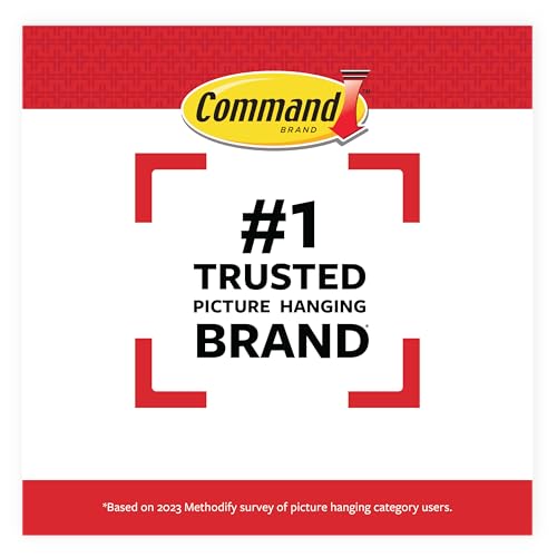 Command Large 5 lb Universal Wall Hangers with 6 Strips & Stabilizers - Large Variation