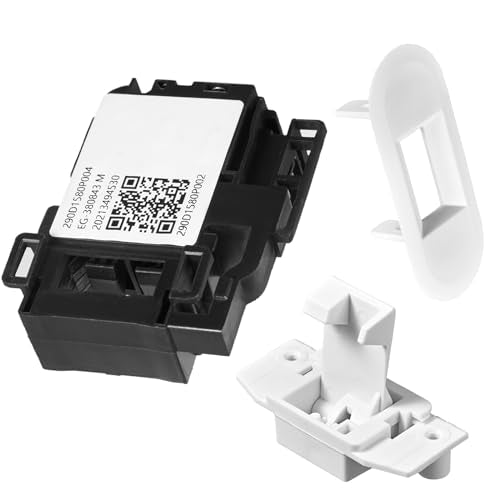 GE/Hotpoint Washer Lid Lock Kit: Switch, Bezel & Striker Replacement (3 Pack)