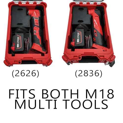 M18 Multi Tool Insert liner for Milwaukee Packout Compact Organizer- Works with FUEL and REGULAR models. (2836-20)(2626-20)