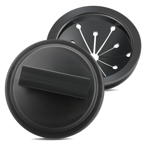 Black 3 Inch Garbage Disposal Splash Guard Cover for Sink - Dincerpen