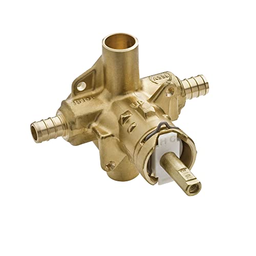 Moen 2580 Posi-Temp Brass Pressure Balance Shower Valve 1/2-Inch Crimp Ring PEX - Variation 0.5