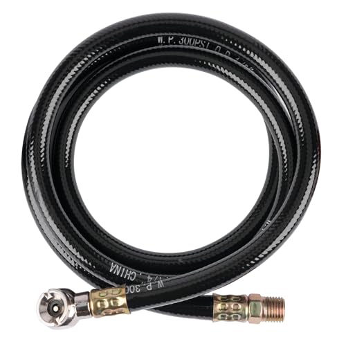 Performance Tool 4 ft PVC Air Hose with 1/4 in NPT M Thread, 300 PSI