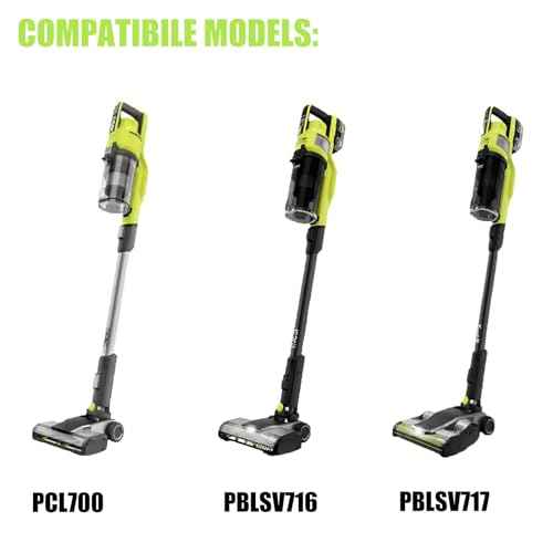 2PCS Replacement Gasket Compatible with Ryobi 18v Stick Vacuum Cordless Dust Bin Lid, Canister Missing Seal Attachments for PCL720, PBLSV716, PBLSV717, Silicone