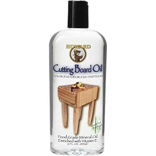 Howard Products Food Grade Mineral Oil for Wood Cutting Board - 12 oz, Pack of 1