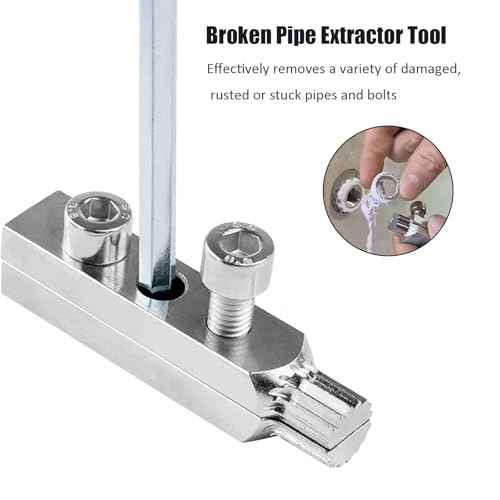 Broken Pipe Extractor Tool, Broken Faucet Removal Tool, Broken Faucet Extractor, Pipe Extractor, Tap Extractor, Faucet Removal Tool, Pipe Extractor Set, For Damaged Faucet Water Pipe Remover (1 set)
