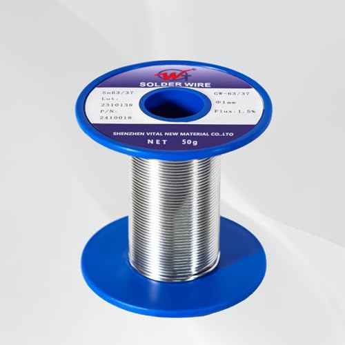 1mm 50g Solder Wire - High-Strength 63/37 Tin-Lead Solder with 183¡É Low Melting Point for Electronics, Mechanical, Automotive, and Communications Industries