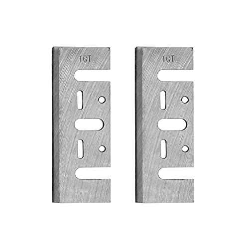 JTEX 3-1/4 Inch Carbide Planer Blades Replacement for DeWalt D26676, DW680K, Makita D-17223, N1900B, KP0800K, KP0810 and Most Hand-Held Planer