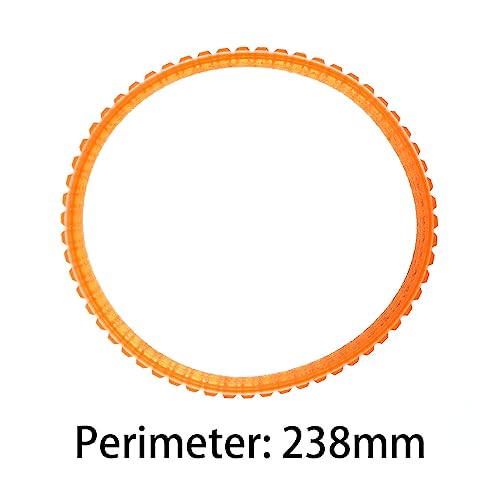 MEETOOT 5pcs Planer Drive Belt for Makita 1900B BKP180 KP0080 KP0810 Power Tools Replacement Parts, Orange