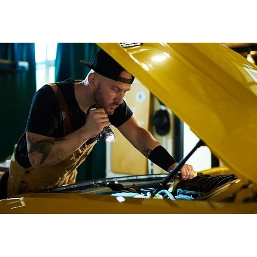 Police Security Trac Tact 2AA Camouflage | 350 Lumens | Belt Clip | 5 Light Modes | Water Resistant