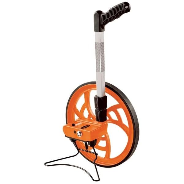 Keson RR318N Contractor Measuring Wheel, 3 ft Circumference, 12.5-in Wheel, ft/in, Orange