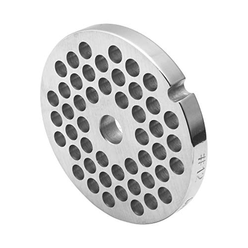 iVict 2.75" 69mm 6/25 Hole Stainless Steel Meat Grinder Plate & Blades