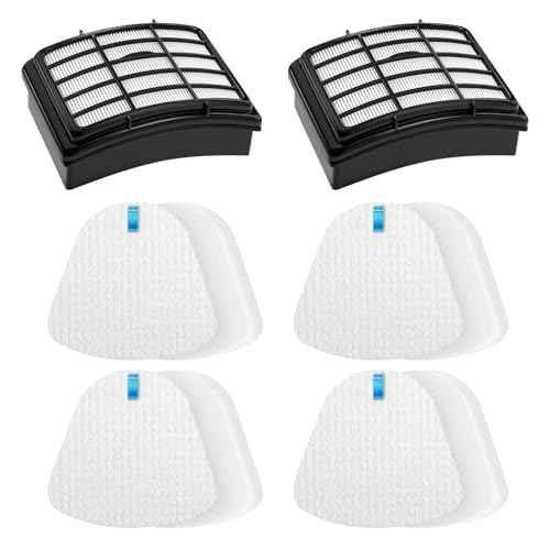 2 + 4 Pack Filters for Shark Vacuum Navigator Lift Away Filter Replacement ZU503AMZ NV350 NV351 NV352 NV355 NV356E NV357 NV360 NV370 UV440 UV540, Parts XFF350 XHF350