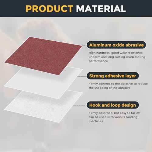 HARFINGTON 100 Pcs 2 Inch Sanding Discs, 320 Grit Hook and Loop Sandpaper, No-Hole Aluminum Oxide Orbital Sander Sandpaper for Woodworking Automotive Metal Polishing, Red