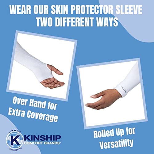 Arm Protector Sleeves for Elderly Thin Skin, Bruising, Abrasion, Sun Protection, Men and Women
