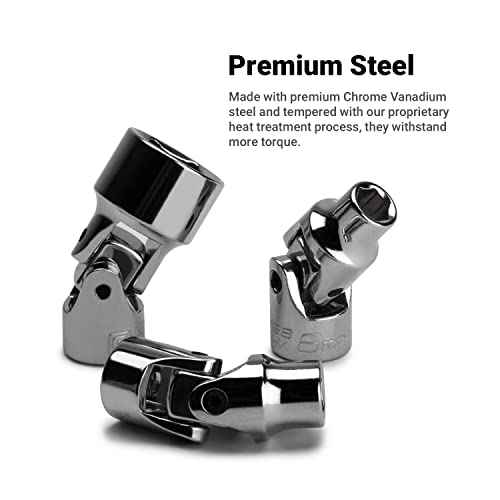 Capri Tools 5/16-Inch Universal Socket, 1/4-Inch Drive, 6-Point, SAE