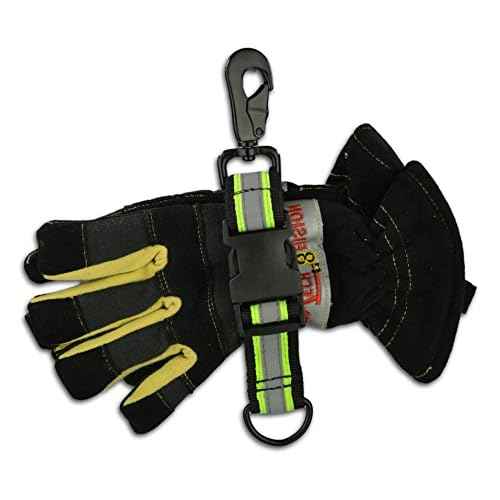 Lightning X Heavy-Duty Ballistic Nylon Glove Strap, Adjustable Size, Reflective Tape for Quick Access (Ideal for Firefighters, EMTs, Construction and Mechanics)