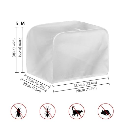 ASQVTIFE Space Black Cat 2-Slice Toaster Cover - Cute Cat Kitchen Accessory
