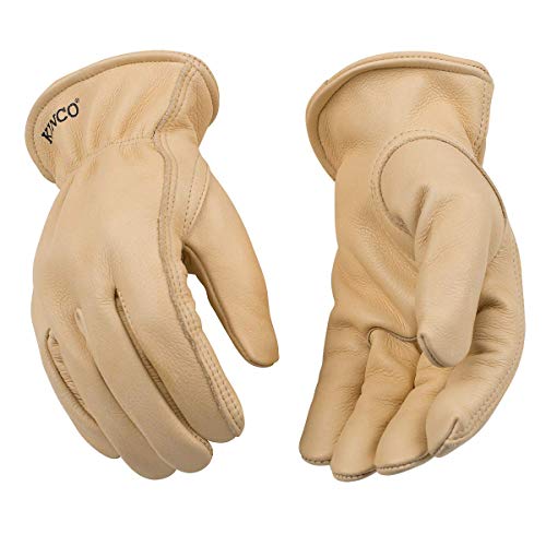 Kinco - Unlined Cowhide Leather Work Gloves, (98)