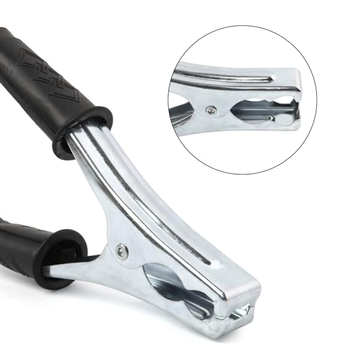 Welding Electrode Holder (3 Meter/118.1 in) Stick Copper Plier MMA/ARC Ground Clamp (2 Meter/78.7 in) Mini Welding Rod Copper Clamp Tool Accessories With Cable for 300A Welder(2+3 Meter)