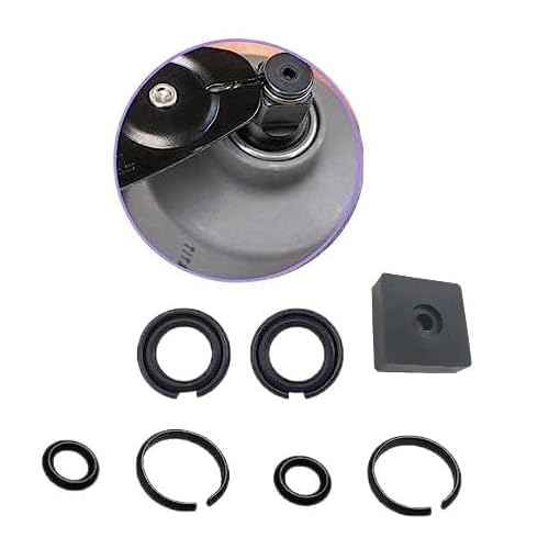 3/8" Impact Retaining Ring Clip with O-Ring & Anvil Tool - Compatible with Milwauke*e Cordless Impact Wrench - 8 Sets Replacement Retainer Ring Kit (M18/M12)