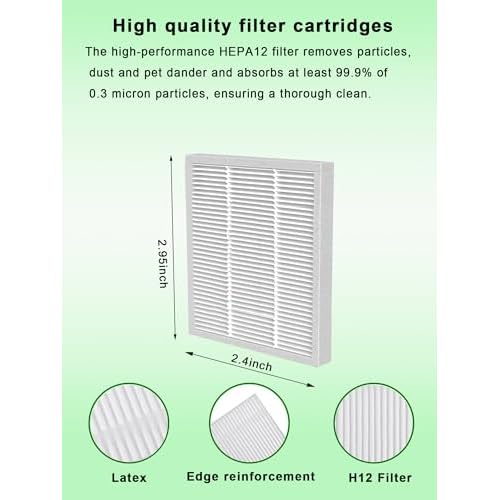 9 Pack Filter Replacement Parts for iRobot Roomba Essential Series, Filter for 105 Vac, 105 Combo, Q0120, Q0110, Q0520, Y0140, Y0110, Y01120, Y051020, Essential Vac and Combo