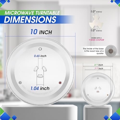 GE 10" Microwave Turntable Plate Replacement WB49X10065 – Exact Glass Dish