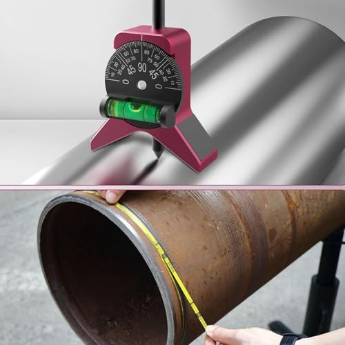 Pipe Center Finder, Pipefitter Tools with Magnetic Centering Head,
