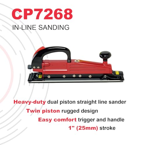 Chicago Pneumatic CP7268 Heavy Duty Air Sander with Rectangle Pad 70x445mm