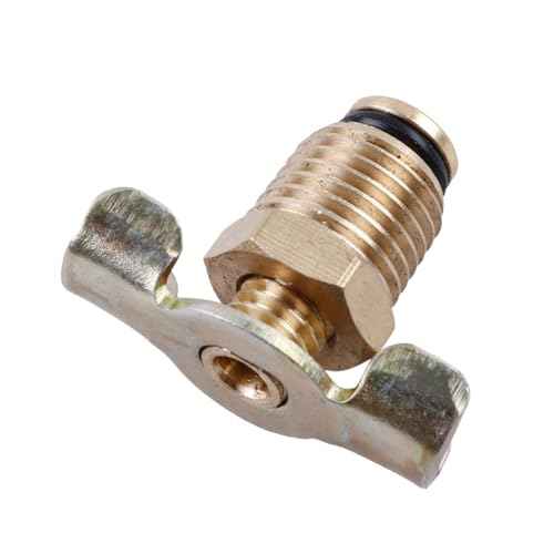 Brass Radiator Drain Valve 1/4-Inch NPT Wing style air compressor tank bottle valve Replacement Part Flow Control Portable petcock