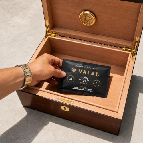 Valet 72% Humidity Packs 60g 4-Pack for Wood & Airtight Storage (Variation: 72% Wood Containers)