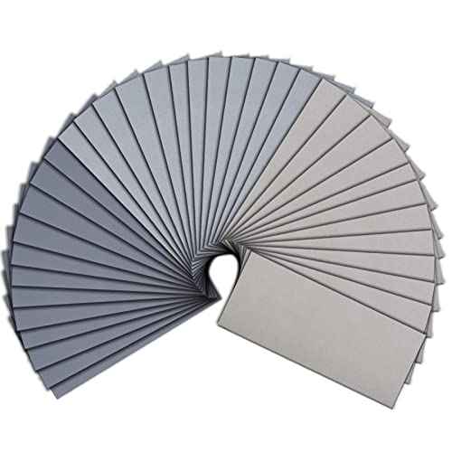 AUSTOR 36 Pcs Wet and Dry Sandpaper 3000 5000 7000 High Grit Sandpaper Assortment 9 x 3.6 Inch Abrasive Sand Paper for Automotive Sanding Wood Furniture Finishing