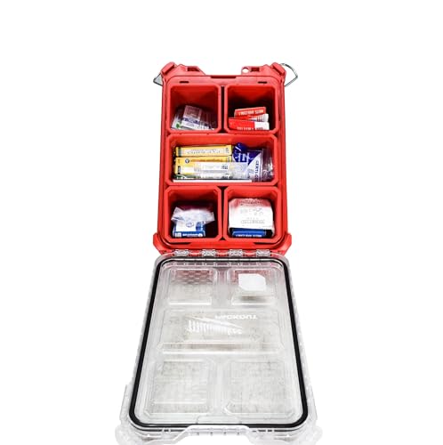 Milwaukee 48-73-8435C PACKOUT First Aid Kit, 79 Items, Waterproof Case