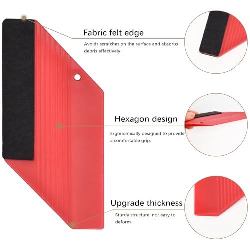 Cohoo Home Wallpaper Smoothing Tool Kit Contact Paper Tools for Contact Paper Peel and Stick Application Kit Self Adhesive Wallpaper for Bedroom Backsplash Tile Window Tint for Home Vinyl Wrap