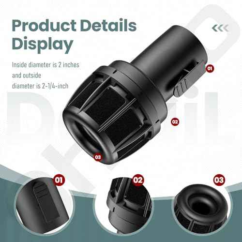 2-1/2 In Muffler Diffuser Wet/Dry Vac Attachment for Craftsman CMXZVBE38660 Shop Vacuums Diffuser Attachment