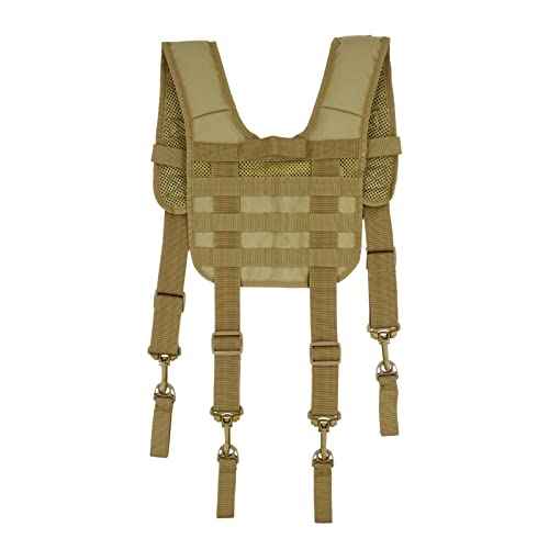 Dr.TOUGH Tactical Suspenders Tool Belt Suspenders Tactical Harness for Men Duty Belt Suspenders Law Enforcement