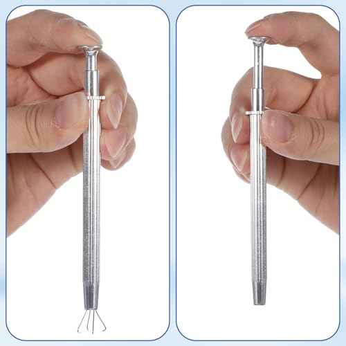 3 PCS Piercing Ball Grabber Tool, Diamond Tweezers, Piercing Removal Tool Gem Stone Jewelry Locking Tweezers Piercing Pliers to Change Jewelry IC Chip Electronic Components