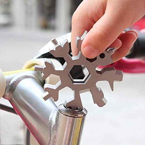 20 In 1 Snowflake Multi-Tool,Great Christmas stocking stuffer,Unique Gifts for Dad Men Women