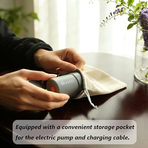 SUOCO Grey Travel Vacuum Pump - Portable USB Rechargeable Electric Compressor for Space Saver Bags