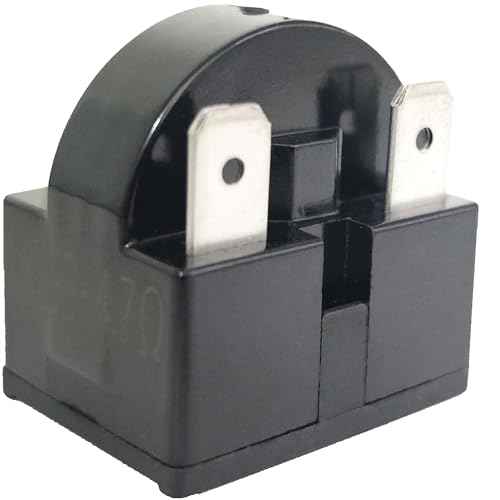 2 Pack QP2-4.7 QP2-4R7 4.7 Ohm Refrigerator 3 Pin PTC Start/Starter Relay Refrigerator Overload Protector fits Whirlpool Frgidaire Kenmore and Most Mini Fridges and Coolers