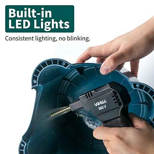 YIHUA 960-V Portable Plastic Welding Kit Hot Stapler with LED Light, 200 Hot Staples, Assistive Cutter for Plastic Crack Repair, Car Bumper Repair, Gas Tank Plastic Repair, Handy Tool for Car Dash