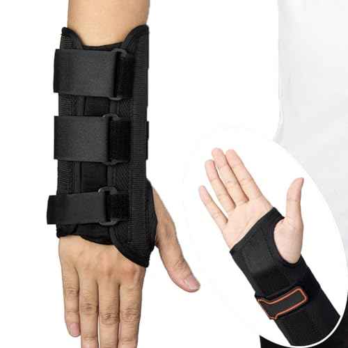 Wrist Brace Carpal Tunnel Relief, Wrist Splint Night Support, Wrist Support for Arthritis, Tendonitis, Right Hand, Medium