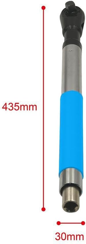 Offset Extension Wrench Impact for Electric Drill, with 4 Socket Adapters and 1/2‘’ Drill Adapter, Multifunctional Chain Drive Electric Ratchet Wrench Tool for Tightening Fasteners (1pcs)