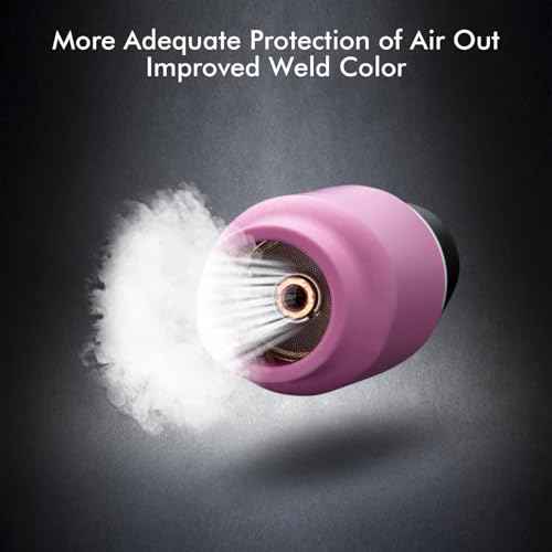 Zerone TIG Welding Torch Accessories Kit, 7Pcs for WP 9 20 25, Ceramic Nozzle +Electrode Holder+PTFE Front Cover(2.4mm) +Connector, Corded Electric, Modern Style