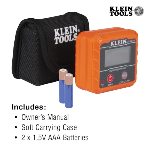 Klein Tools Digital Electronic Level & Angle Gauge - Magnetic, 0-180°