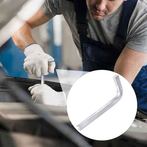 5pcs L Shaped Square Head Wrench, 3/4/5/6/7 mm Square Head Allen Wrench, Chromium Vanadium Steel Square Key Screwdriver Set for Pocket Hole Screws