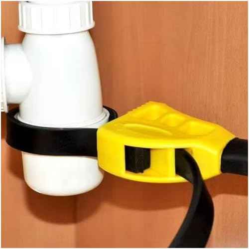 2-Pack Adjustable Rubber Strap Wrench Set ? 25.20" & 20.48" Heavy-Duty Strap Wrench for Oil Filter, Jar Opener, Water Filter, Plumbing, Sink, Faucet ? Non-Slip Multipurpose Wrench Tool