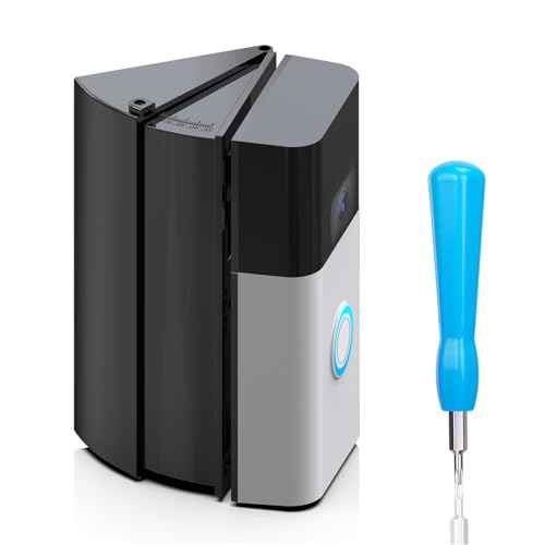 Adjustable 30 to 55 Degree Doorbell Angle Mount Compatible with Video Doorbell 1/2/3/4/(2020 Release)/Battery Doorbell Plus/Pro, Doorbell Camera Door Mount Wedge Kit for House